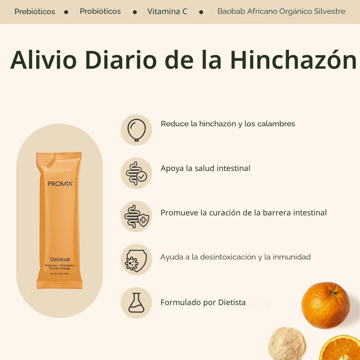 Debloat: Prebiotic + Probiotic